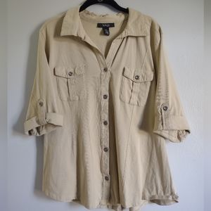 Style & Co. Utility Style Top Plus 3X